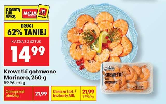 Krewetki gotowane Marinero 250 g