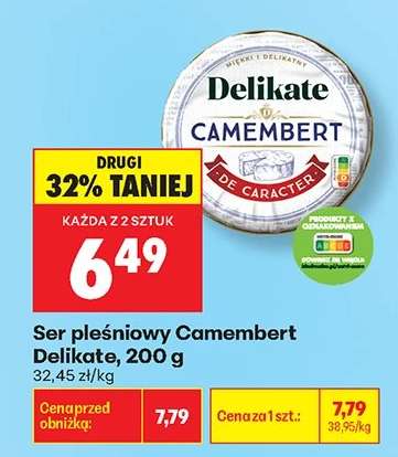 Ser pleśniowy Camembert Delikate, 200 g