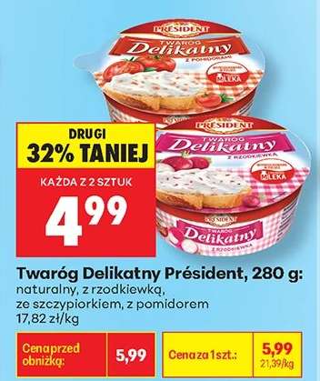 Twaróg Delikatny Président, 280 g