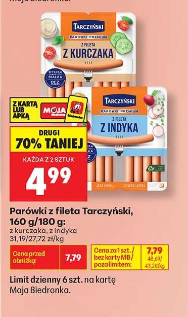 Parówki z fileta Tarczyński