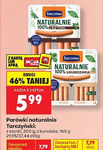 Parówki naturalnie Tarczyński