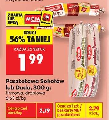 Pasztetowa Sokołów lub Duda, 300 g