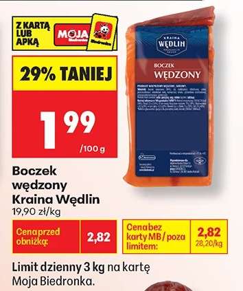 Boczek wędzony Kraina Wędlin