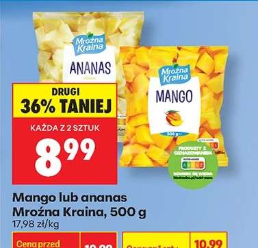 Mango lub ananas Mroźna Kraina, 500 g