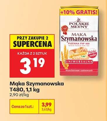 Mąka Szymanowska T480, 1,1 kg