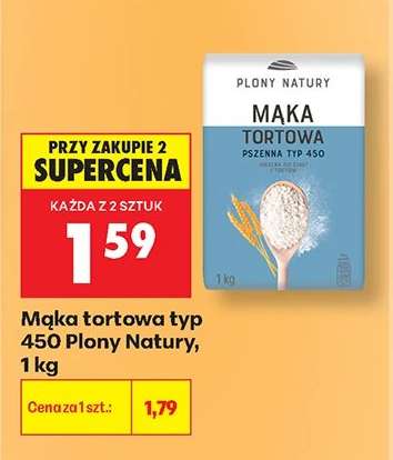 Mąka tortowa typ 450 Plony Natury, 1 kg