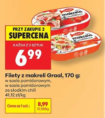 Filety z makreli Graal, 170 g