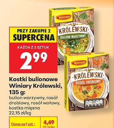 Kostki bulionowe Winiary Królewski, 135 g