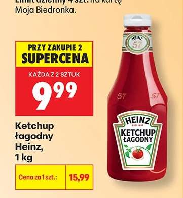 Ketchup łagodny Heinz, 1 kg
