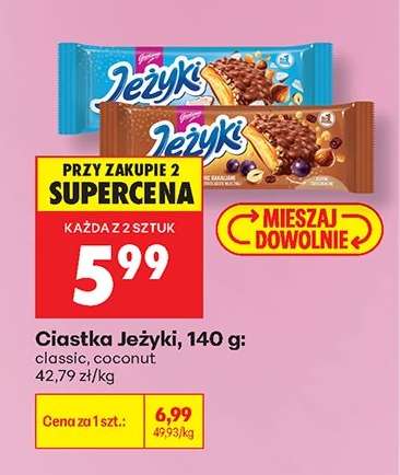 Ciastka Jeżyki 140 g