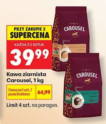 Kawa ziarnista Carousel , 1 kg