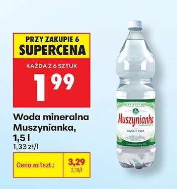 Woda mineralna Muszynianka, 1,5 l