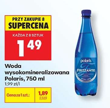 Woda wysokomineralizowana Polaris, 750 ml