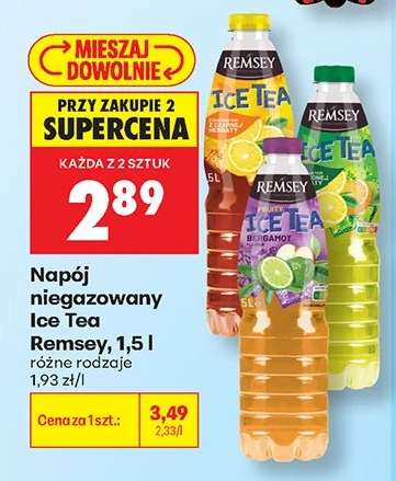 Napój niegazowany Ice Tea Remsey, 1,5 l