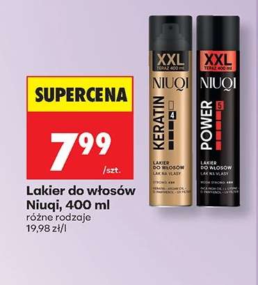 Lakier do włosów NIUQI, 400 ml