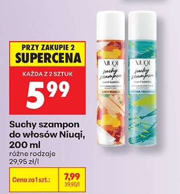 Suchy szampon do włosów Niuqi 200 ml