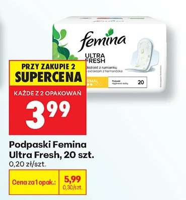 Podpaski Femina Ultra Fresh, 20 szt.