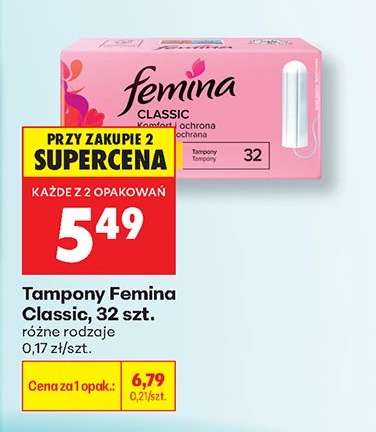 Tampony Femina Classic, 32 szt.