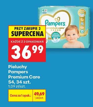 Pieluchy Pampers Premium Care S4, 34 szt.