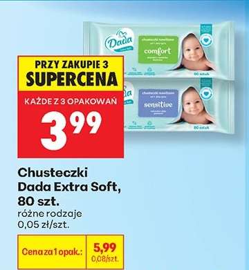 Chusteczki Dada Extra Soft 80 szt