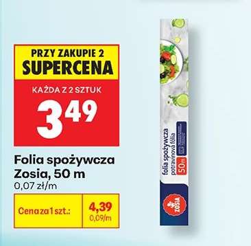 Folia spożywcza Zosia, 50 m
