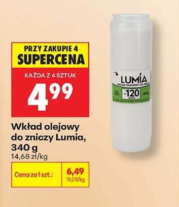 Wkład olejowy do zniczy Lumia , 340 g