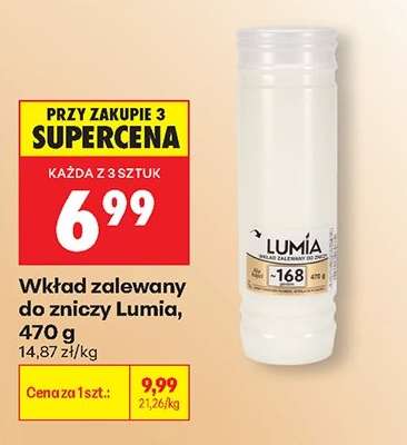 Wkład zalewany do zniczy Lumia, 470 g