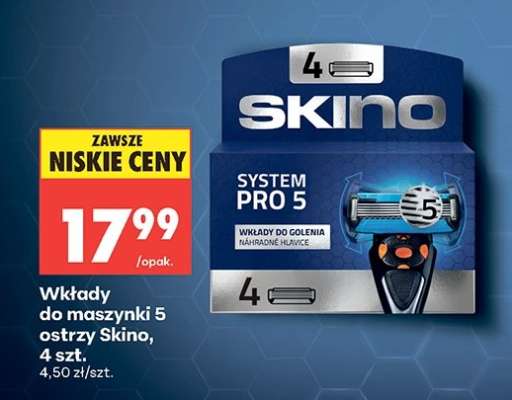 Wkłady do maszynki 5 ostrzy Skino, 4 szt.