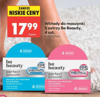 Wkłady do maszynki 5 ostrzy Be Beauty, 4 szt.