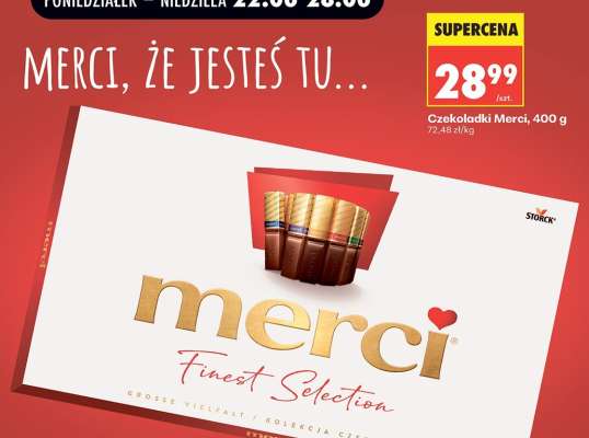 Czekoladki Merci, 400 g