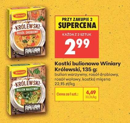 Kostki bulionowe Winiary Królewski, 135 g