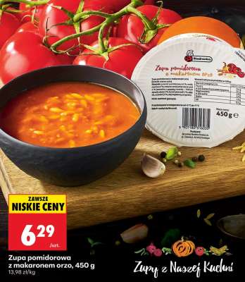 Zupa pomidorowa z makaronem orzo 450 g