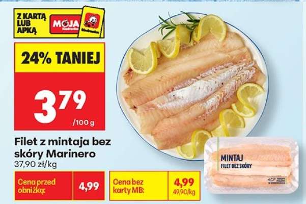 Filet z mintaja bez skóry Marinero