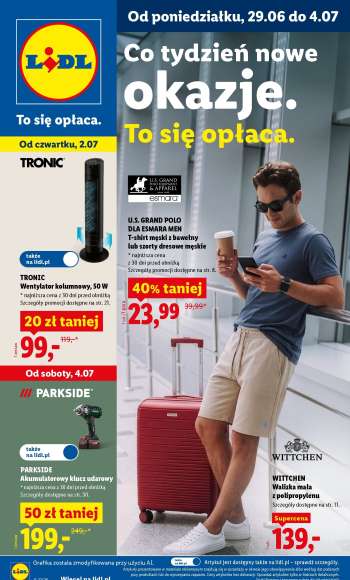 Gazetka Lidl - 29.06.2026 - 4.07.2026.