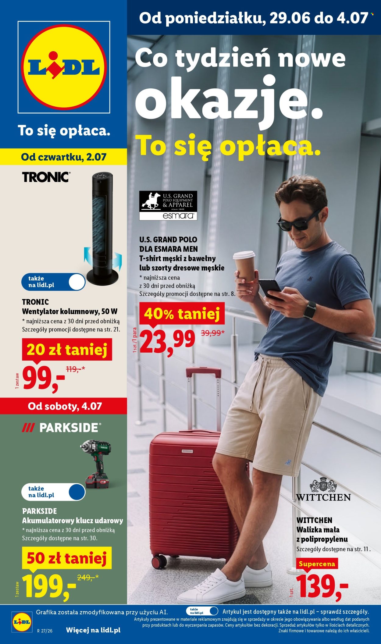 Leták Lidl - 29.6.2026 - 4.7.2026. Strana 1