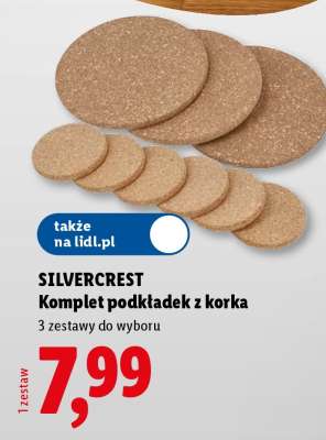 SILVERCREST Komplet podkładek z korka