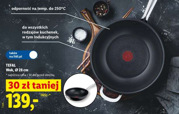 TEFAL Wok, Ø 28 cm