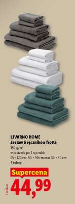 LIVARNO HOME Zestaw 6 ręczników frotte