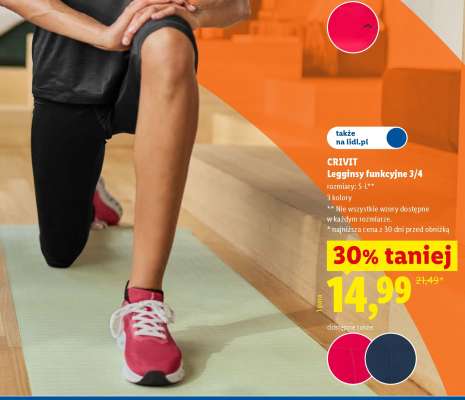 CRIVIT Legginsy funkcyjne 3/4