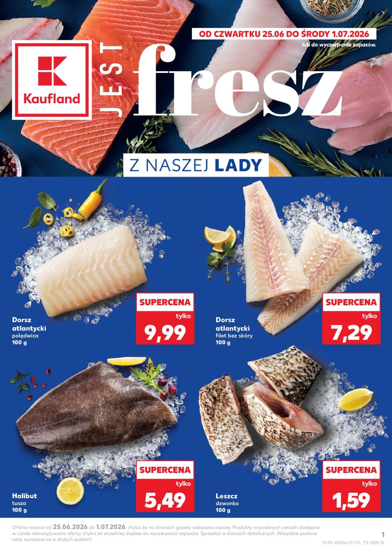 Leták Kaufland - 25.6.2026 - 1.7.2026. Strana 1