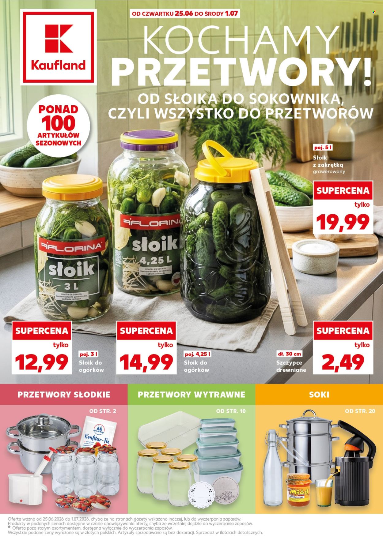 Leták Kaufland - 25.6.2026 - 1.7.2026. Strana 1