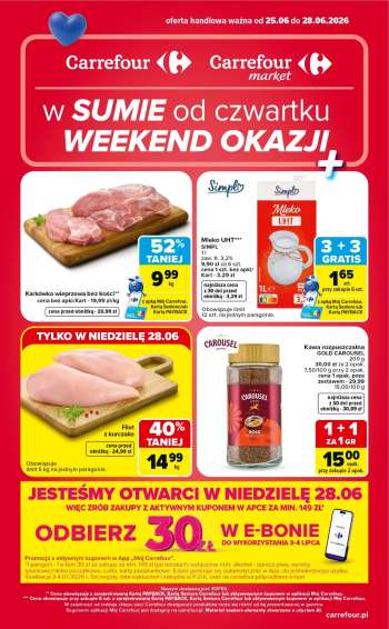 Gazetka Carrefour - 25.06.2026 - 28.06.2026.