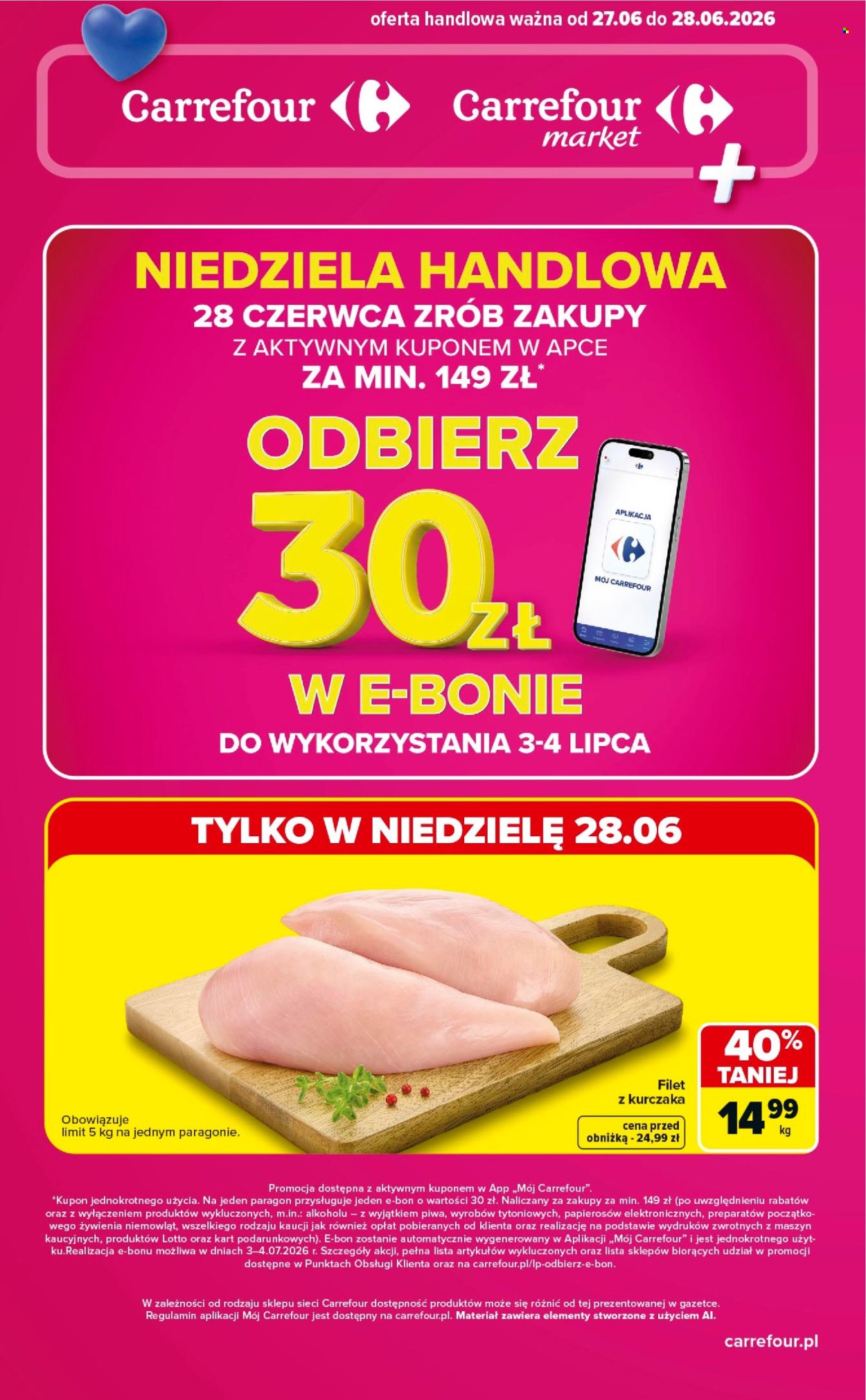 Leták Carrefour - 27.6.2026 - 28.6.2026. Strana 1