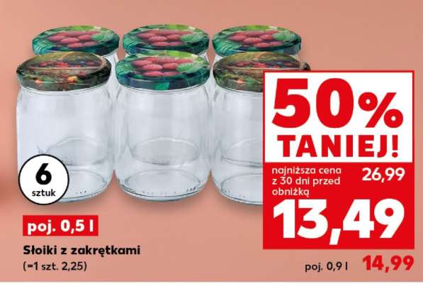 Słoiki z zakrętkami