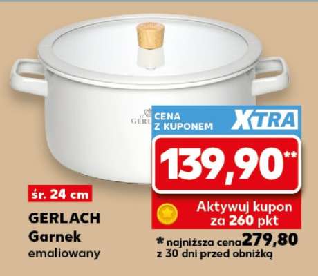 GERLACH Garnek emaliowany