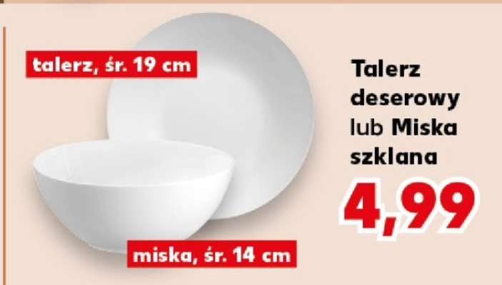 Talerz deserowy lub Miska szklana