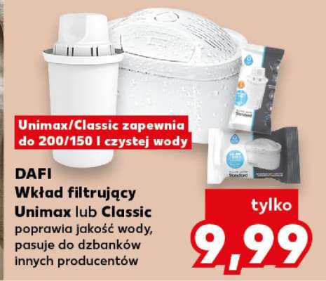 DAFI Wkład filtrujący Unimax lub Classic