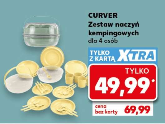 CURVER Zestaw naczyń kempingowych dla 4 osób