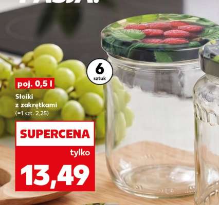 Słoiki z zakrętkami