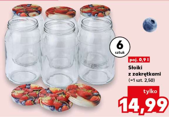 Słoiki z zakrętkami